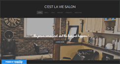 Desktop Screenshot of cestlaviesalon.com